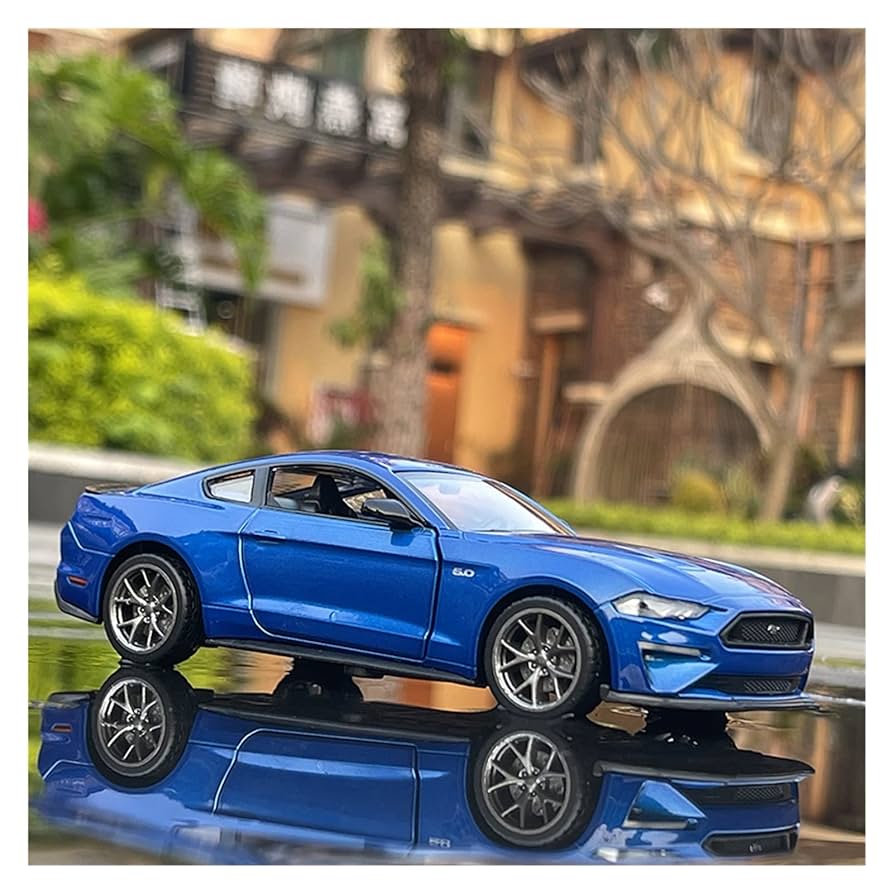 Amazon.com: MING ZHEN Toy car Model 1:34 for Ford Mustang GT